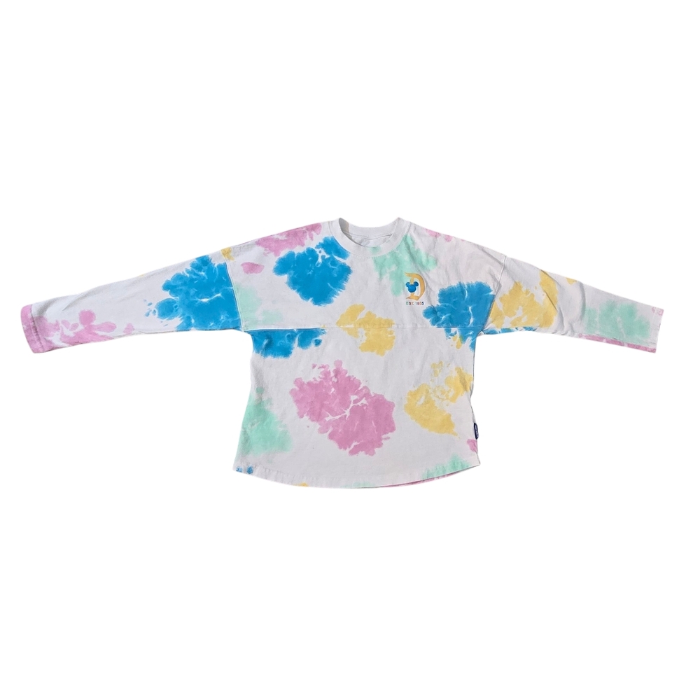 Kids Unisex Tie-Dye (Multi Color) Disneyland Spirit Jersey, Long Sleeve Sz XL - Picture 4 of 11